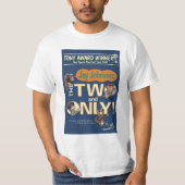 Twee en slechts Poster T-shirt (Voorkant)