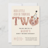 Twee en twee keer zo Schattigee 2e verjaardag uitn Kaart (Voorkant)