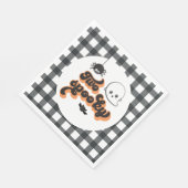 Twee enge Halloween 2de verjaardag Servet (Hoek)