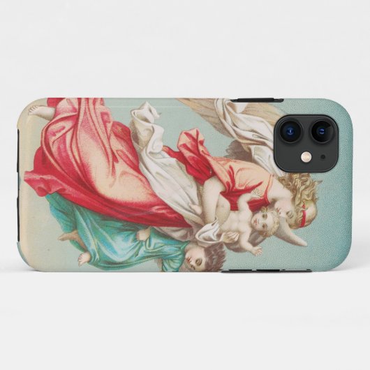 Twee engelen draag een klein kind Case-Mate iPhone case (Achterkant (horizontaal))