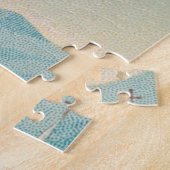 Twee engelen dragen een klein kind legpuzzel (Zijkant)