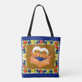 twee engelen zingen tote bag (Achterkant)