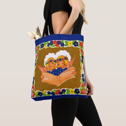 twee engelen zingen tote bag (Dichtbij)
