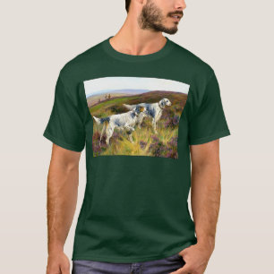 Twee Engelse zetters in een Field - Arthur Wardle T-shirt
