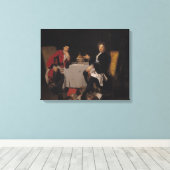 Twee Epicureans Canvas Afdruk (Insitu (Houten vloer))