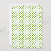 Twee erwten in een Baby shower met peulen Genderne Kaart (Achterkant)