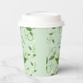 Twee erwten in een Baby shower Papieren Bekers (Links)