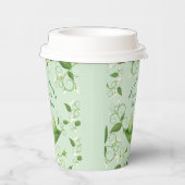 Twee erwten in een Baby shower Papieren Bekers (Rechts)