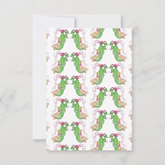 Twee erwten in een capsule bewaren de datum save the date (Achterkant)