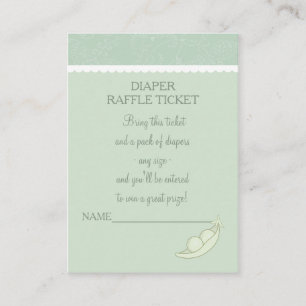 Twee erwten in een druppelflesje informatiekaartje