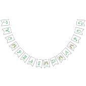 Twee erwten in een dubbele dop vlaggetjes (Alle)