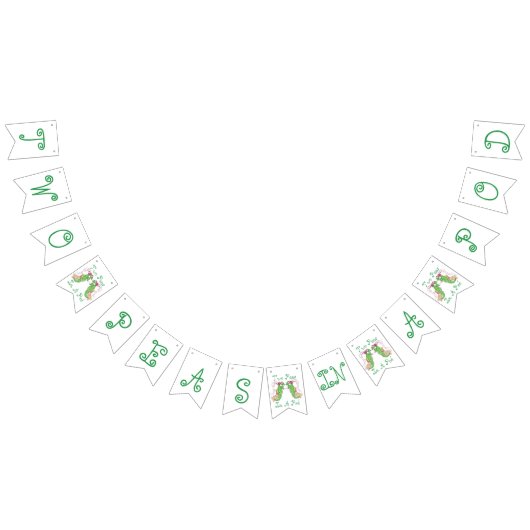 Twee erwten in een dubbele dop vlaggetjes (Alle)