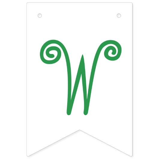 Twee erwten in een dubbele dop vlaggetjes (Tweede vlag)