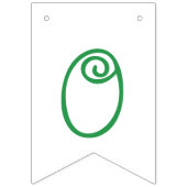 Twee erwten in een dubbele dop vlaggetjes (Derde vlag)