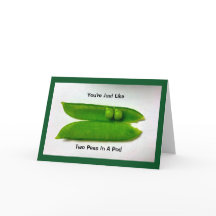 Twee erwten in een Humor van het Jubileum van de p