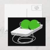 Twee erwten in een peul briefkaart (Voorkant / Achterkant)