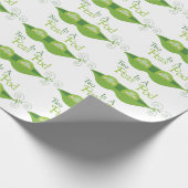 Twee erwten in een peul cadeaupapier (Hoek)