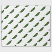 Twee erwten in een peul cadeaupapier (Vlak)