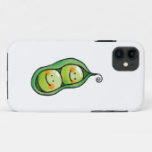 Twee erwten in een peul Case-Mate iPhone case (Achterkant (horizontaal))
