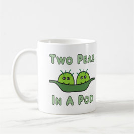 Twee Erwten In Een Peul Koffiemok