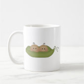 Twee erwten in een peul koffiemok (Links)