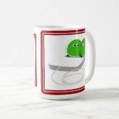 Twee erwten in een peul koffiemok (Voorkant rechts)