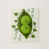 Twee erwten in een peul legpuzzel (Verticaal)