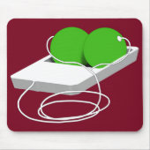 Twee erwten in een peul muismat (Voorkant)