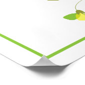 Twee erwten in een peul | Neutrale banner Poster (Hoek)