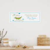 Twee erwten in een peul | Ping Banner Poster (Keuken)