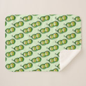 twee erwten in een peul sherpa deken (Voorkant (horizontaal))