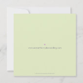 Twee erwten in een peul sparen de Datum: Grijs Save The Date (Achterkant)