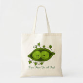 Twee erwten in een peul tote bag (Voorkant)