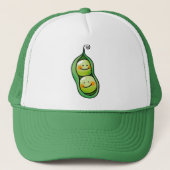 Twee erwten in een peul trucker pet (Voorkant)