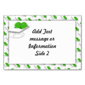 Twee erwten in een peul (voeg Jouw tekst toe) Kaart (Achterkant)