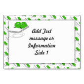 Twee erwten in een peul (voeg Jouw tekst toe) Kaart (Voorkant)