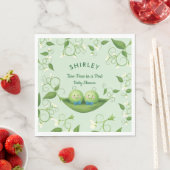 Twee erwten in een pod Baby Twin Shower Servet (Insitu)