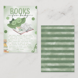 Twee Erwten in een Pod Boeken voor Baby shower Informatiekaartje