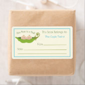 Twee erwten in een pod | Boekplaat Etiket (Insitu)