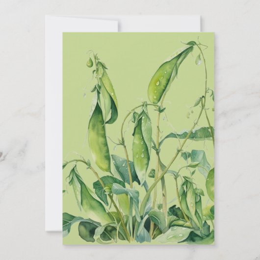 Twee Erwten In Een Pod Geslachtsneutraal Tweeling Kaart (Achterkant)