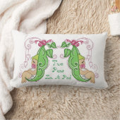 Twee erwten in een pod lumbar kussen (Deken)