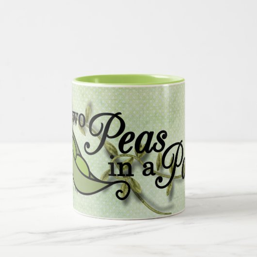 Twee erwten in een pod Mok (Center)