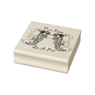 Twee erwten in een pod stempel