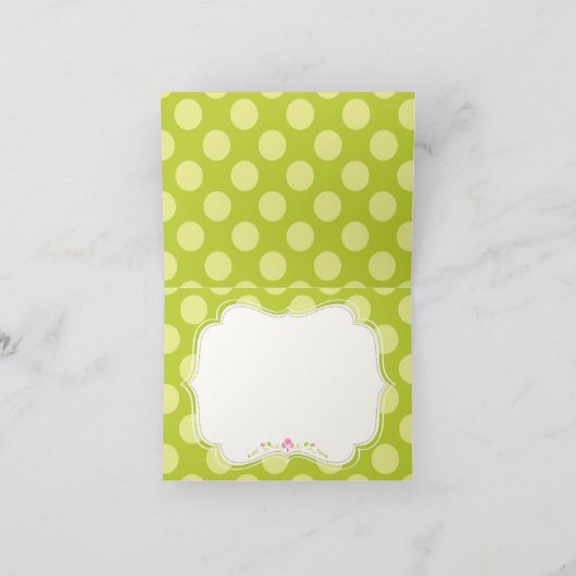 Twee erwten in een pod tweeling jongen meisje dank bedankkaart (Binnen)