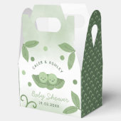 Twee erwten in een Pod Twin Boys Baby shower Bedankdoosjes (Geopend)