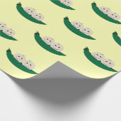 Twee erwten in een Pod Twins Baby Cadeaupapier (Hoek)