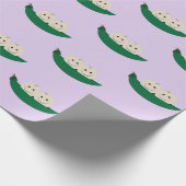 Twee erwten in een Pod Twins Baby Cadeaupapier (Hoek)