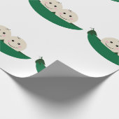 Twee erwten in een Pod Twins Baby Cadeaupapier (Hoek)