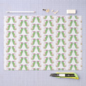 Twee erwten in een pod-weefselpapier tissuepapier (Craft)