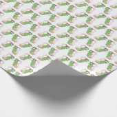 Twee erwten in een pootpapier cadeaupapier (Hoek)